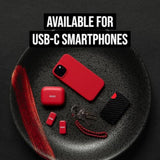 RODE Wireless Micro 2-Person Ultracompact Wireless Microphone System with USB-C Connector (2.4 GHz, Red)