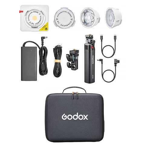 Godox ML100R RGB Portable LED Light Kit (36 Lens & Battery Grip)