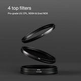Urth 77mm UV, Circular Polarizing (CPL), ND64, Soft Grad ND8 Lens Filter Kit (Plus+)