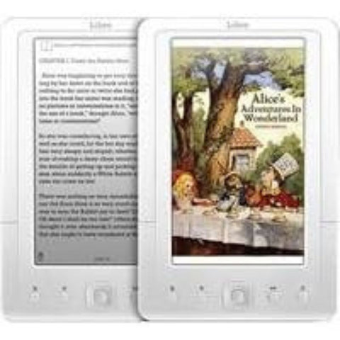 Aluratek 7" Libre Color eBook Reader w/MP3 Digital Music Player, SD Card Slot & Cover (White)