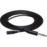 Hosa Technology MHE-310 Stereo Mini Female to Stereo 1/4" Male Headphone Extension Cable - 10'