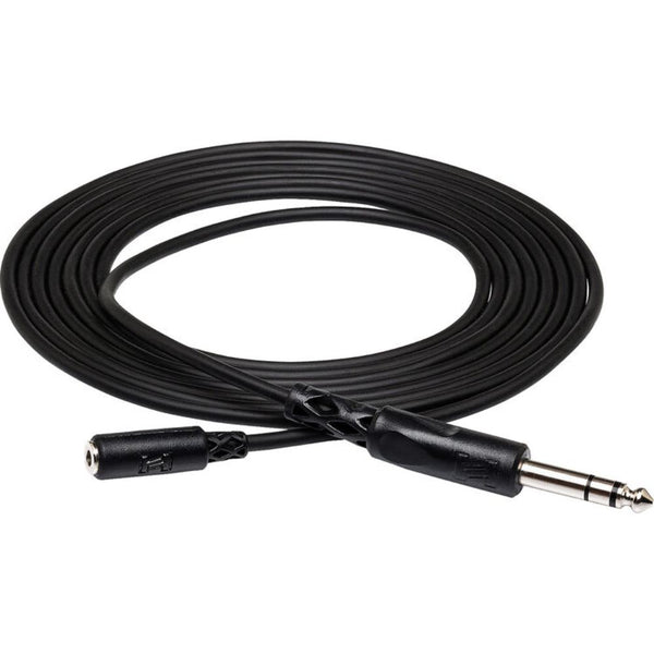 Hosa Technology MHE-310 Stereo Mini Female to Stereo 1/4" Male Headphone Extension Cable - 10'