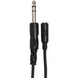 Hosa Technology MHE-310 Stereo Mini Female to Stereo 1/4" Male Headphone Extension Cable - 10'