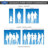 Savage Seamless Background Paper - #1 Super White (107 in x 36 ft) with Free 2" x 4yd Black Gaffer Tape