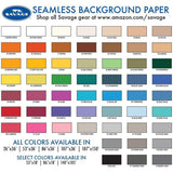 Savage Seamless Background Paper - #1 Super White (107 in x 36 ft) with Free 2" x 4yd Black Gaffer Tape