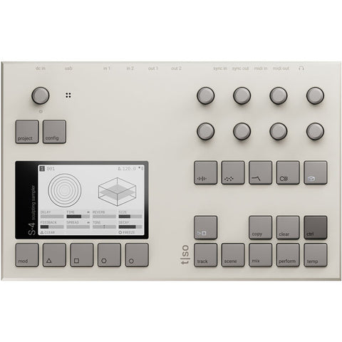 Mother Mantis: Torso Electronics S-4 Sculpting Sampler Audio Instrument (White) Torso Electronics