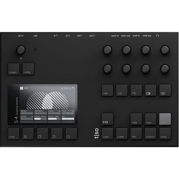 Torso Electronics S-4 (Black) Sculpting Sampler Audio Instrument