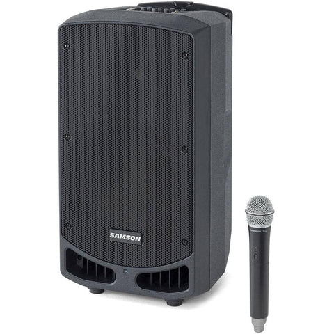 Samson Expedition XP310w-D: 542 to 566 MHz 10" 300W Portable PA System with Wireless Microphone (D)