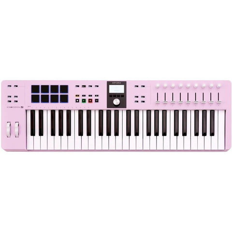 Mother Mantis: Arturia KeyLab Essential mk3 49-Key Universal MIDI Controller and Software (Rose Quartz) Arturia