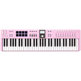 Arturia KeyLab Essential mk3 61-Key Universal MIDI Controller and Software (Rose Quartz)