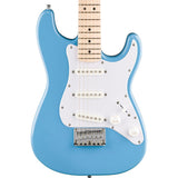 Fender Squier Mini Stratocaster Electric Guitar, with 2-Year Warranty, California Blue, Maple Fingerboard