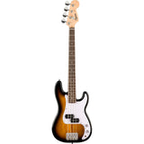Fender Squier Mini Precision Bass Guitar, 2-Color Sunburst, Laurel Fingerboard