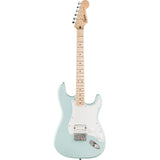 Fender Squier Sonic Stratocaster HT H Electric Guitar, Sonic Blue, Maple Fingerboard