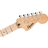 Squier Sonic Mustang Electric Guitar, Daphne Blue, Maple Fingerboard