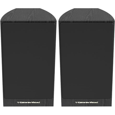 Cerwin Vega!LA Series 6.5” 2-Way Bookshelf Speakers (Pair) - (Black)