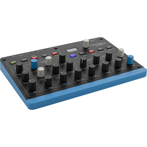 Mother Mantis: Waldorf Protein - 8 Voice Wavetable Synth with ASIC Microwave Oscillators, 4 Layers, Arpeggiator, Step Seencers, MPE, 2 Effect Slots, USB-MIDI, Compact and Lightweight Waldorf
