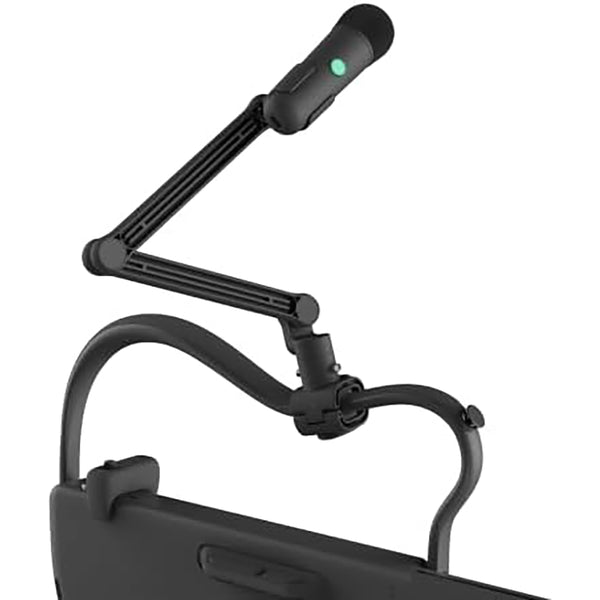 LAVA GENIE Wireless Microphone Set, Cardioid Mic for Karaoke, Compatible with LAVA GENIE Stringless Smart Guitar, Adjustable Stand&Suction Mount Included (Dark Gray)