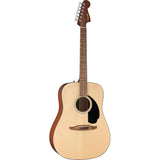 Fender California Standard Redondo Spruce Top Black Natural Bundle with Fender Celluloid Guitar Picks, Color Medley Medium 12-Pack, Fender Logo Guitar Strap 2in Logo, Fender Original Tuner Black