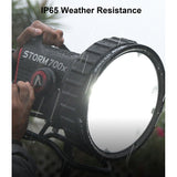 Aputure Storm 700x Video Light,700W Compact COB Light DMX/APP Control 0.1-100% Stepless Dimming CRI/TLCI 95+ CCT 2,500K-10,000K IP65 for Studio Photography,Film,YouTube,Key Light (Storm 700x)
