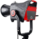 Aputure Storm 1200x Dual-Color Point Source Light Fixture with Blair LED Chipset, ProLock Locking Bowens Mount, and Advanced Dimming Technology (Black)
