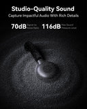 Hollyland LARK M2S Combo 2-Person Wireless Microphone System for Cameras and Mobile Devices (2.4 GHz, Space Gray)