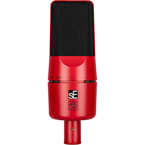 Mother Mantis: sE Electronics X1 Series Cardioid Condenser Microphone/Clip/Red/Black Grille-Limited Anniversary Edition SE Electronics