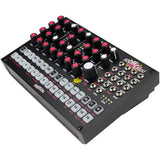 Cre8audio Boom Chick Pure Analog Drum Machine Bundle with Hosa Technology Set of 8 Unbalanced Patch Cables 3.5mm TS to Same (3')