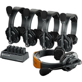Hollyland Solidcom SE Global 5S 5-Person Full-Duplex Single-Ear Noise-Canceling Headset Intercom System (2.4 GHz)