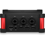 Behringer FLOW 4V Digital Audio Mixer and Field Recorder with Wireless Remote Control Bundle with 64GB Extreme UHS-I Memory Card with SD Adapter, Kellards XLR-P20T 20 Microphone Cable (2 Pack)