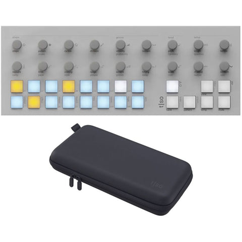 Torso Electronics T-1 Algorithmic Sequencer (White) Bundle with Torso Electronics T-1 Carry Case for T-1 Sequencer