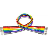 Torso Electronics T-1 16-Track Algorithmic Desktop Sequencer Bundle with Hosa Technology Set of 8 Unbalanced Patch Cables 3.5mm TS to Same (3')