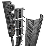 Electro-Voice EVOLVE 30M (Black) Compact Column Loudspeaker System Bundle with Electro-Voice Short Column Speaker Pole for EVOLVE 50, Electro-Voice EVOLVE30M-SUBCVR Soft Cover for Evolve 30M Sub