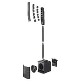 Electro-Voice EVOLVE 30M (Black) Compact Column Loudspeaker System Bundle with Electro-Voice Short Column Speaker Pole for EVOLVE 50, Electro-Voice EVOLVE30M-SUBCVR Soft Cover for Evolve 30M Sub