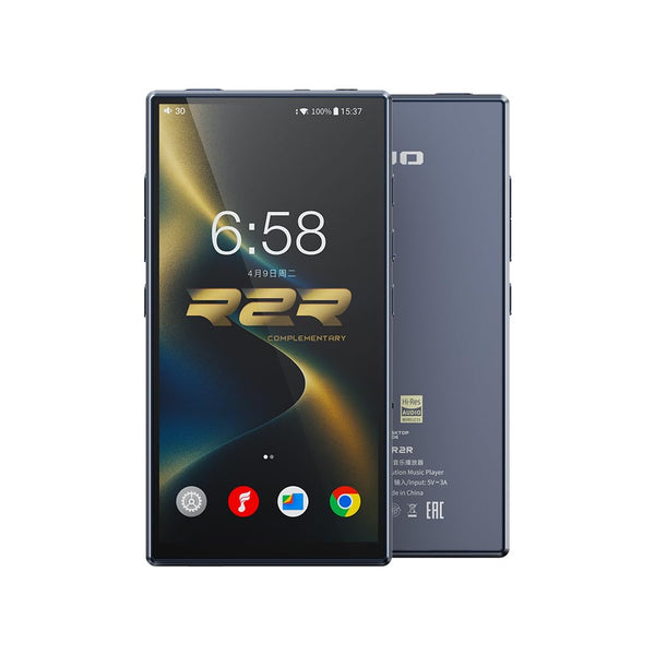 FiiO M33 R2R Portable HiFi Music Player, Snapdragon 680, 8GB RAM + 128GB Storage, True R2R DAC, XMOS XU316 USB Audio, 1100mW Balanced Output, AUTO EQ, 5.5” Full HD Display (Dark Blue)