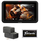 Atomos Ninja RAW: ProRes/ProRes RAW monitor-recorder with camera control for HDMI & mirrorless cameras Bundle with NP-F770 4400mAh Batteries, Compact Chargers Kit and Cleaning Cloth (5-Pack)