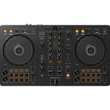 Pioneer DJ DDJ-FLX4 Portable 2-Channel rekordbox DJ and Serato Controller (Graphite) Bundle with ProX ZeroG Hard-Shell DJ Controller Bag with EVA Lining (Small)