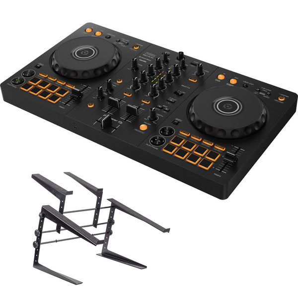 Pioneer DJ DDJ-FLX4 Portable 2-Channel rekordbox DJ and Serato Controller (Graphite)