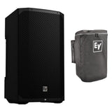 Electro-Voice EVERSE 12 Weatherized Battery-Powered Loudspeaker with Bluetooth Audio and Control (Black) Bundle with Electro-Voice Rain Resistant Cover for EVERSE 12