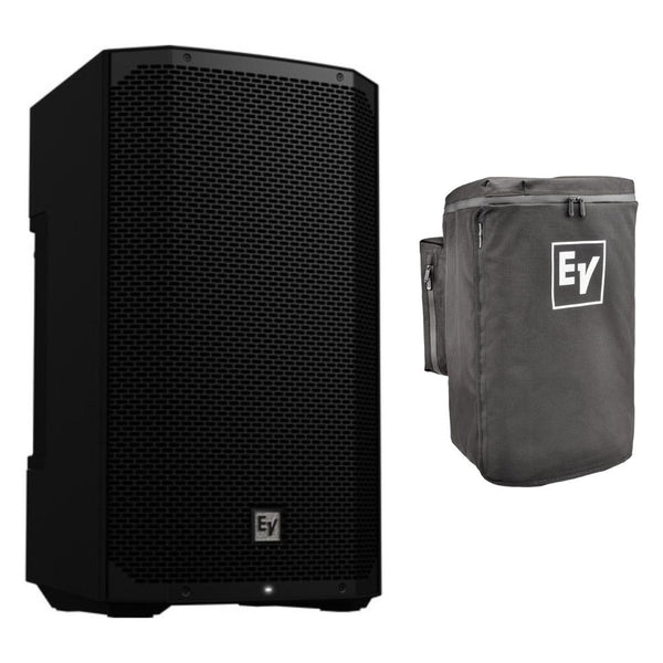Electro-Voice EVERSE 12 Weatherized Battery-Powered Loudspeaker with Bluetooth Audio and Control (Black) Bundle with Electro-Voice Rain Resistant Cover for EVERSE 12