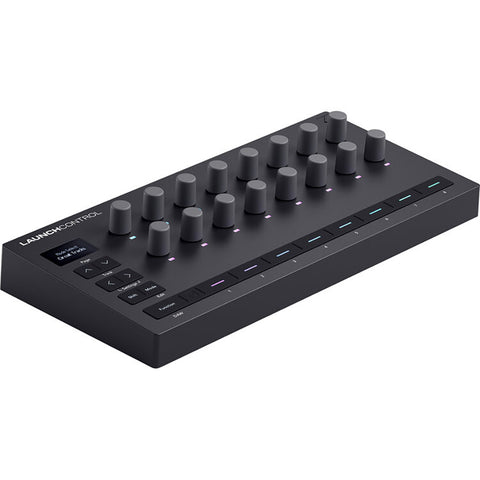 Novation Launch Control 3 – USB Powered, MIDI Control Surface for DAW and Hardware Integration with 16 Endless Encoders, 5-Pin MIDI I/O, and Music Software Bundle