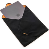 3 Legged Thing Magic Wrap (Large) – Large Reusable Self-Adhesive Protective Wrap for Cameras, Tech & Accessories | Soft Self-Gripping Fabric | 18" x 18" – Black/Orange