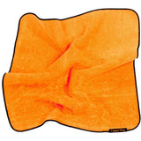3 Legged Thing Magic Wrap (Small)– Small Reusable Self-Adhesive Protective Wrap for Cameras, Tech & Accessories | Soft Self-Gripping Fabric | 12" x 12" – Black/Orange