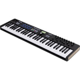 Arturia - KeyLab Essential 61 mk3 - MIDI Controller Keyboard for Music Production, with All-in-One Software Package - 61 Keys, 9 Encoders, 9 Faders, 1 Modulation Wheel, 1 Pitch Bend Wheel, 8 Pads