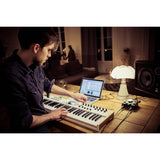 Arturia - KeyLab Essential 61 mk3 - MIDI Controller Keyboard for Music Production, with All-in-One Software Package - 61 Keys, 9 Encoders, 9 Faders, 1 Modulation Wheel, 1 Pitch Bend Wheel, 8 Pads