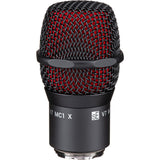 sE Electronics V7 MC1 X Supercardioid Dynamic Microphone Capsule for Shure Wireless Handheld Transmitters (Black) Bundle with WHF-158 Foam Windscreen (Black), Zippered Pouch and Microphone Sanitizer
