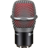 sE Electronics V7 MC1 Supercardioid Dynamic Microphone Capsule for Shure Wireless Handheld Transmitters (Silver) Bundle with WHF-158 Foam Windscreen (Black), Zippered Pouch and Mic Cleaning Spray