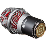sE Electronics V7 MC1 Supercardioid Dynamic Microphone Capsule for Shure Wireless Handheld Transmitters (Silver) Bundle with WHF-158 Foam Windscreen (Black), Zippered Pouch and Mic Cleaning Spray