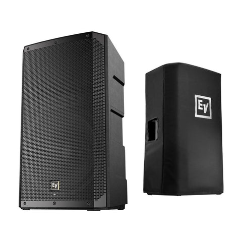Electro-Voice ELX200-15P 15" 1200W 2-Way Powered Loudspeaker (Black, Single) Bundle with Electro-Voice ELX200-15-CVR Padded Cover for ELX200 15" Speaker
