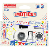 Retocolor Emoticon 400 35mm Disposable Film Camera 27EXP, ISO400, Color Negative Film, Focus Free, Easy to Use, Built in Flash, Single Use (Film and Battery Included)