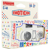 Retocolor Emoticon 400 35mm Disposable Film Camera 27EXP, ISO400, Color Negative Film, Focus Free, Easy to Use, Built in Flash, Single Use (Film and Battery Included)